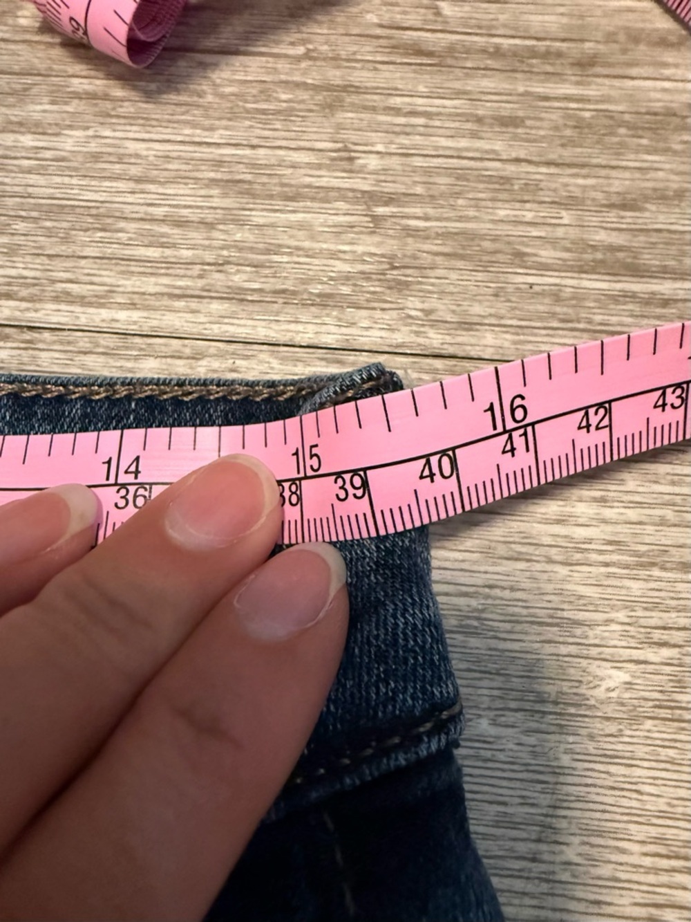 Express Jeans Mid Rise Dark Wash Denim Leggings - Picture 10 of 10